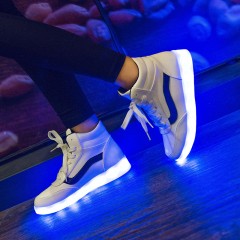 Colorful LED Light Up Shoes   35,36,37,38,39,40,41,42,43 ส้นสูง 2.5CM