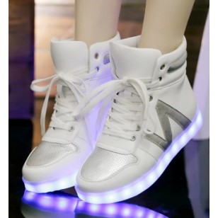  LED Light Up Shoes - รองเท้าแฟชั่นสไตล์เกาหลีราคาถูก รหัส 25755-254-4993