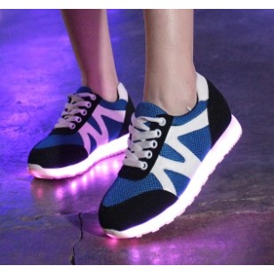  LED Light Up Shoes - รองเท้าแฟชั่นสไตล์เกาหลีราคาถูก รหัส 25756-254-4994