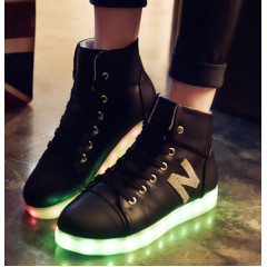  LED Light Up Shoes - รองเท้าแฟชั่นสไตล์เกาหลีราคาถูก รหัส 25760-254-4998