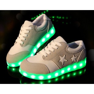  LED Light Up Shoes - รองเท้าแฟชั่นสไตล์เกาหลีราคาถูก รหัส 25763-254-5001