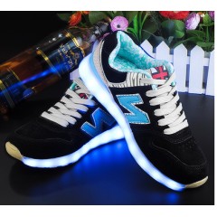  LED Light Up Shoes - รองเท้าแฟชั่นสไตล์เกาหลีราคาถูก รหัส 25765-254-5003