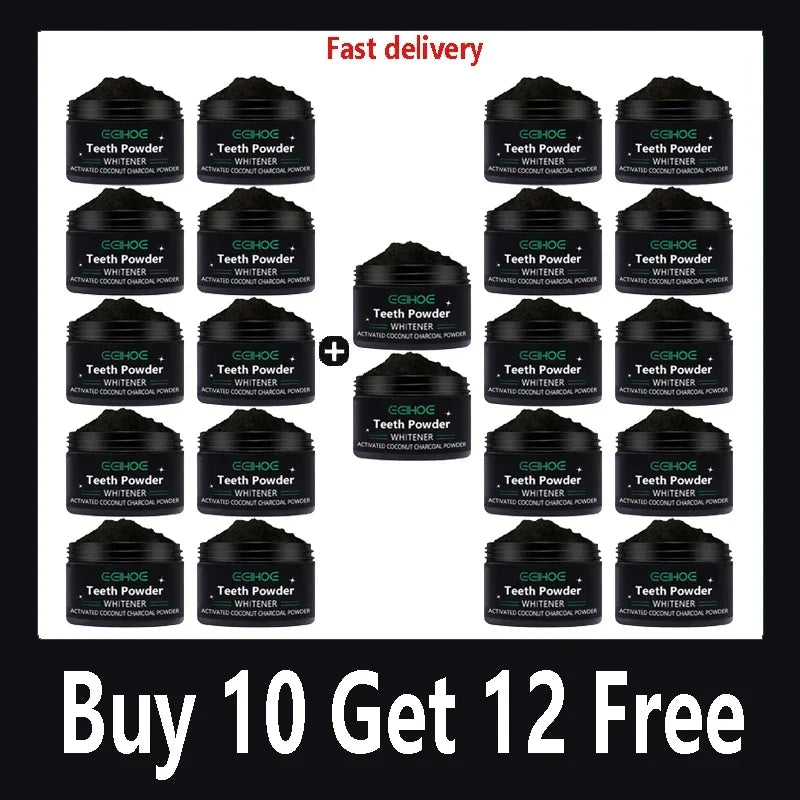 Tooth Whitening Powder - Natural Whitening and Deep Cleaning for Men and Women, Fresh Breath Daily Toothpaste